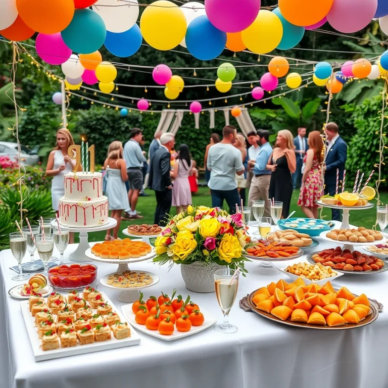 Service traiteur pour un anniversaire à Dieppe avec mets gourmets